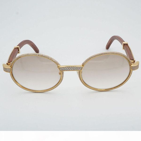 

diamond sunglasses metal sunglasses retro wooden shades men sun glasses for fashion round men stone glasses frame eyewear, White;black