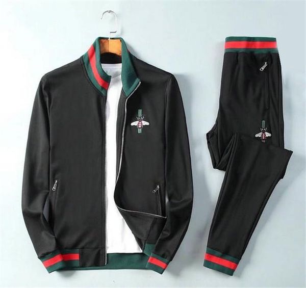 

made in italy fashion men women set casual zipper designer tracksuit medusa sport wear jacket pants tracksuit running tracksuit, Gray