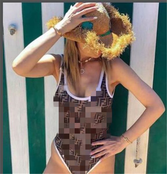 

662020 designer brand fÃªndÃ­ strapless women's swimsuit bikini letter swimsuit bandage 2 piece swimsuit, White;black