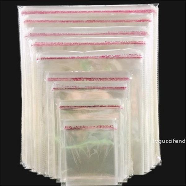 

mylar plastic bags offset printing transparent colourless packing bag sticker small parking paster opps 100pcs/set 5 58ys c2