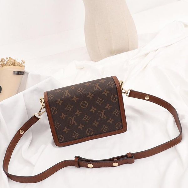 

women leather shoulder small flap crossbody bag retro type lady luxury classic messenger bags women shoulder bag fast delivery