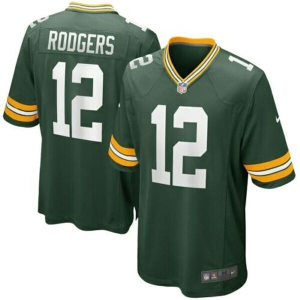 

aaron rodgers #12 men's xs-5xl stitched football jerseys, Gray
