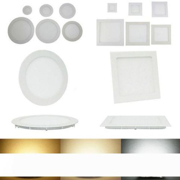 

водить вниз огни света панели 3w 6w 9w 12w 15w 18w 24w светодиодные лампы встраиваемые светильники потолочные светильники ac 85-265 # 25