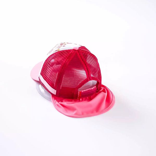 

2020 new baby messh trucker cap kids sun protection hat with detachable reflective cloth kidstravel hats, Blue;gray