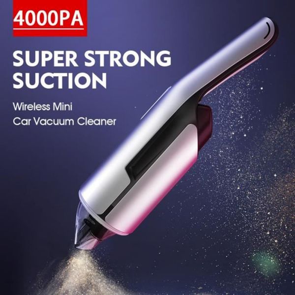 

handheld portable high power auto dust vacuum cleaner wireless car home wet & dry use car vacuum