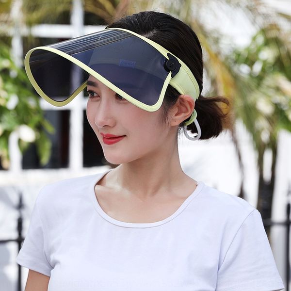 

outdoor travel sun hat light sun panel cap outdoor board empty cap board empty hat hat, Blue;gray