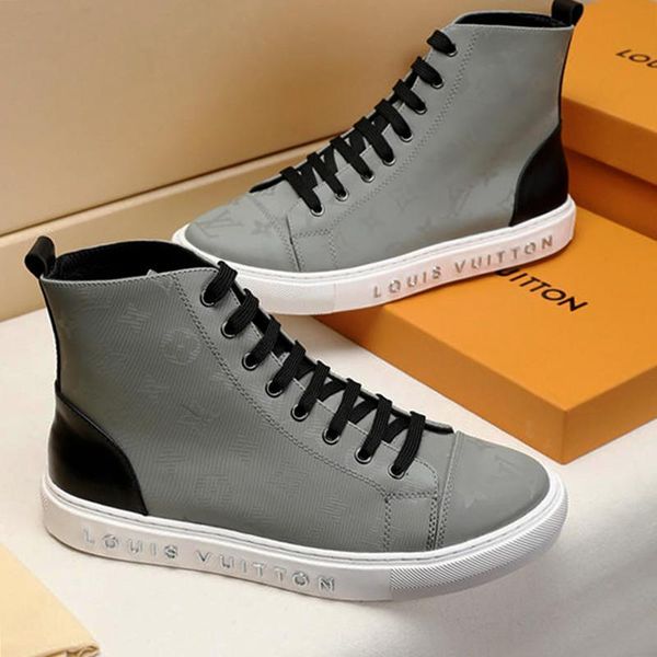 

luxury mens shoes boots fashion zapatos de hombre with origin box ankle fashion boots mens shoes bottes hommes tattoo sneaker boot fast ship, Black