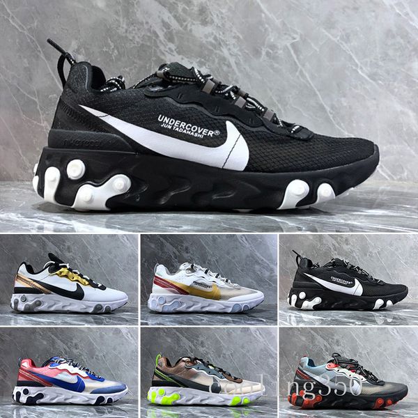 

2020 react element 87 55 running shoes for mens women sail light bone triple black royal solar team red men trainers sports sneaker m9eih