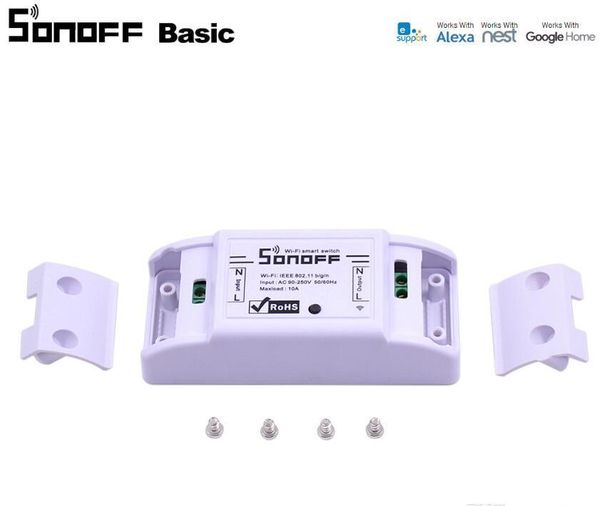 

original itead sonoff basic wi-fi smart switch module diy wireless remote domotica switches wifi light home controller loveshop01 anetk