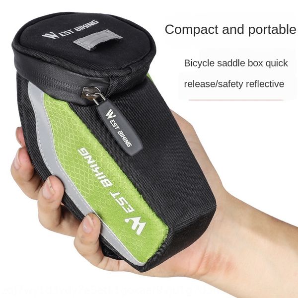 

zj8rh west biking bicycle tail bag bicycle bicycleaccessories bicyclelarge capacity folding car rear seat riding accessories balance car rid