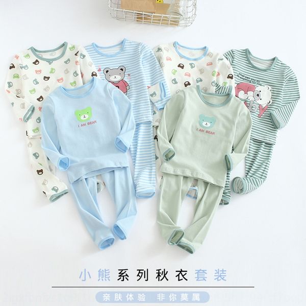 

children's underwear pants boys home underwear and autumn clothes' baby suit base autumn clothes sweater home clothes cotton pajam, Black;white