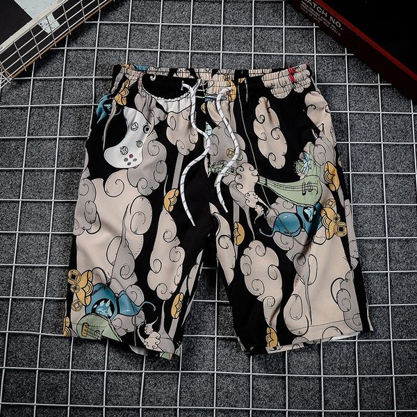 

tq7w3 men's fashion brand quick-drying vacation swimming pants beach pants swimming trunks beach pantstrunks cool loose large size men