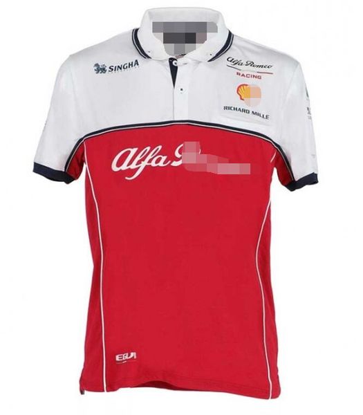 

F1 Formula 1 Polo футболка Puma обслуживание команда 2020 новый Ferrari спортивный костюм лацкане футболку верхом быстросохнущие с коротким рукавом