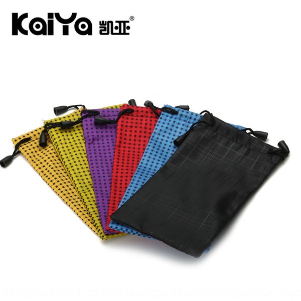 

new black ultra-fine storage glasses cloth waterproof cloth storage bag color frame glasses bag, Blue