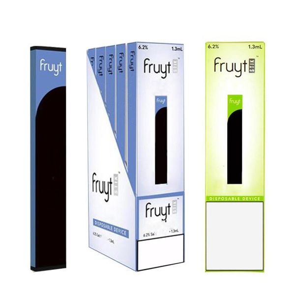 

Новые Fruty палки Одноразовые 3,5 мл устройства Vape Емкость 600mah батареи Vapes дисплей окно опций 8 цветов