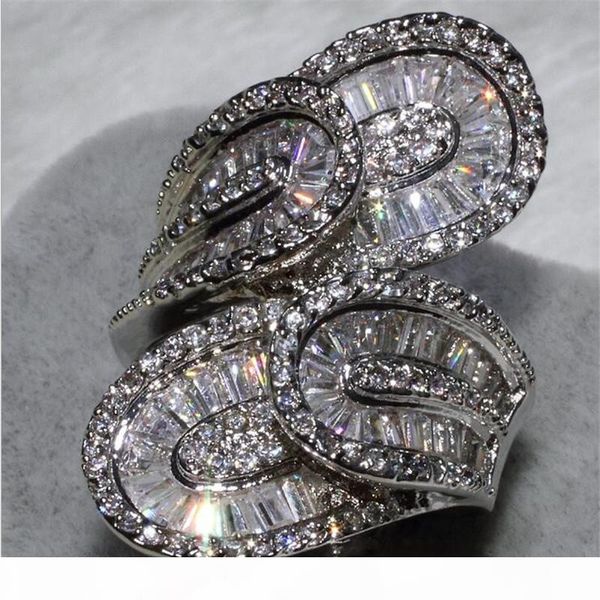 

majestic sensation court style 925 sterling silver fine bridal rings diamonique cz engagement wedding band ring for women men, Slivery;golden