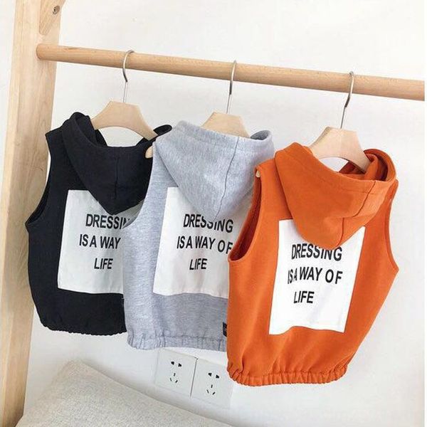 

boys' waist vest spring and autumn new cotton vest children's waistcoat baby versatile hooded sweater coat fashion, Camo
