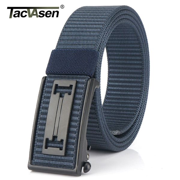 

tacvasen men nylon belt quick release tactical belts waistband heavy duty security belts with metal buckle gear, Black;brown