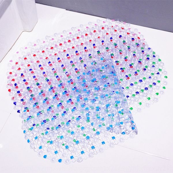 

anti-slip bathroom pvc massage sucker sucker bathroom shower colorful dot ball massage mat bath mat