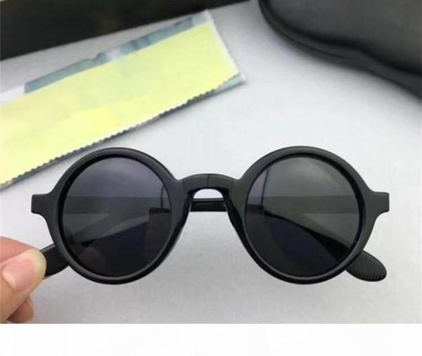 

depp star-style retro linen round polarized sunglasses m&s sizes fashional sun glasses pure-plank fullset case, Black