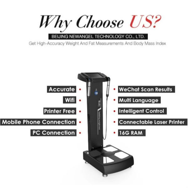 

2020 the most popular 3d body composition analyzer biochemistry health fat analyzer machine fast ing
