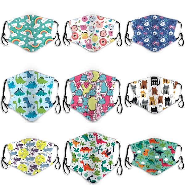 

8 colors thin cotton sequin face masks forcloth breathable anti-dust suncreen washable reusable mask 701