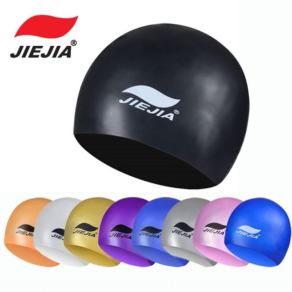 

ebsq0 jiejia jiejia colorful silicone waterproof elastic sc solid color plastic silicone swimming swimming cap cap multi-color optional mixe