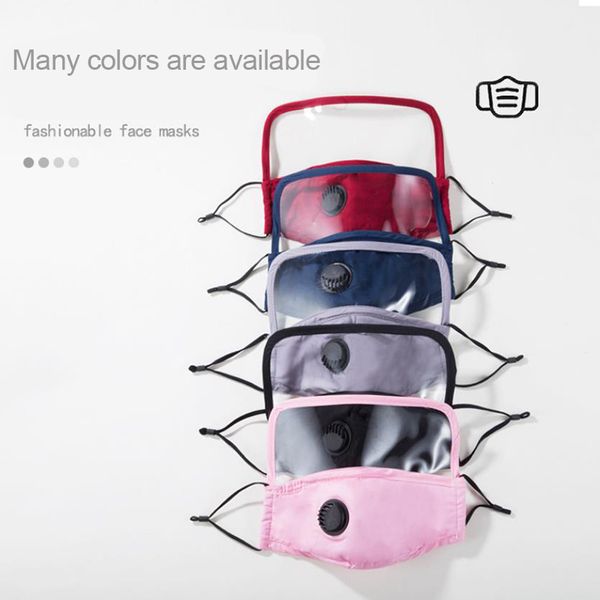 

new designer outdoor face protective face mask with eyes shield pm2.5 filter replaceable cotton masks sk006