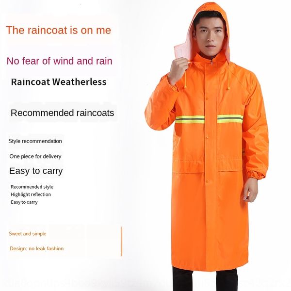 

vcy7h sanitation one-piece outdoor riding motorcycle car raincoat reflective sanitation motorcycle electric vehicle electric vehicle raincoa, Black