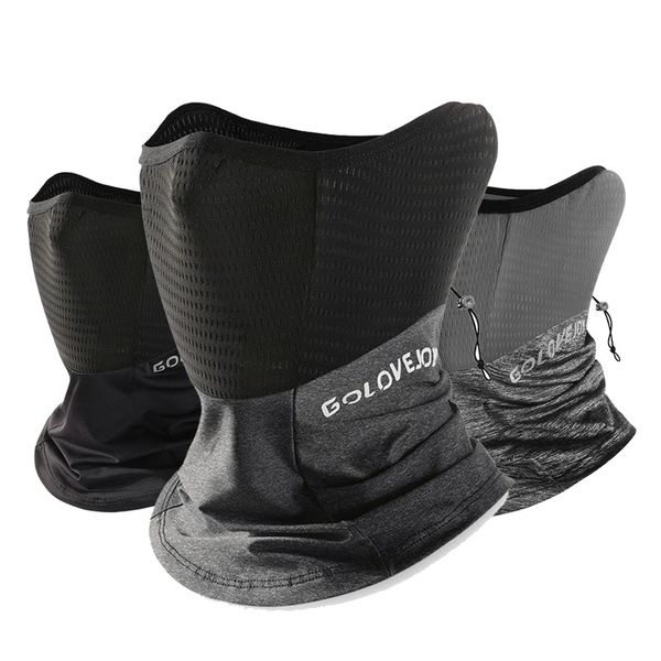 

летние черные шапки идущих шарф anti-uv головного убор велосипеды бандан спорт рыбалка маска обложка волшебного шарф лед шелк, Black