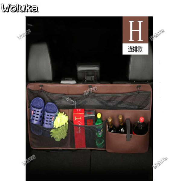 

car supplies car storage bag multifunctional storage bag seat back hanging creative net hanging cd50 q06