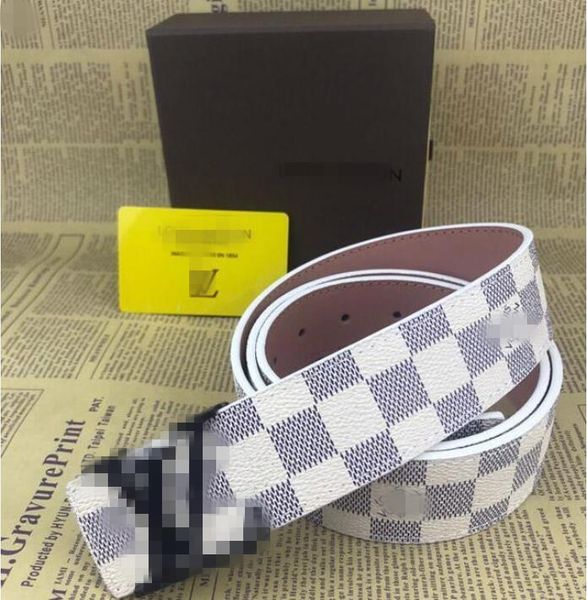 

mens fashion designer belts luxury man woman belts casual letters smooth vv buckle with box, Blue;gray