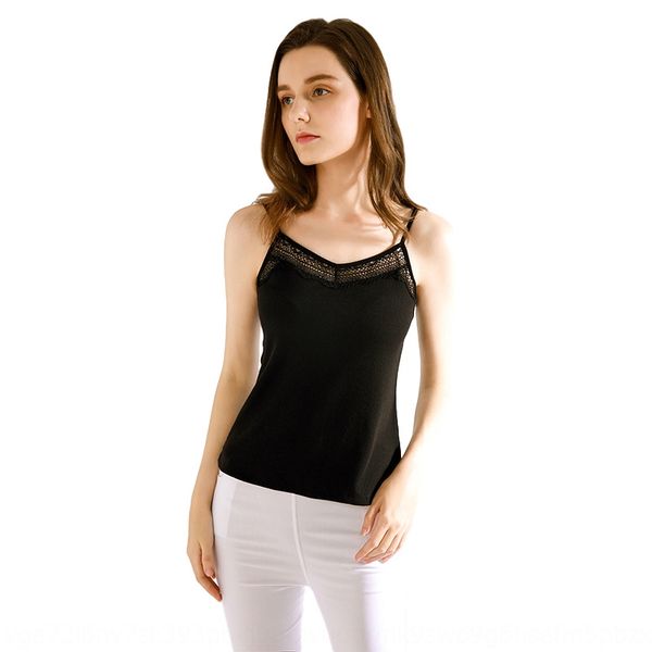 

весна и лето кружева назад жилет сексуальный небольшой подвязка с ребристой тонкой базой рубашки женщинами нижнего белья камзол белья жилета, White