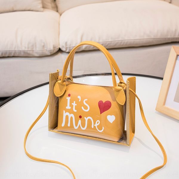 

jelly 2020 korean new style women's fashion small fresh transparent mother single shoulder cross mobile phone mobile phone bag bag