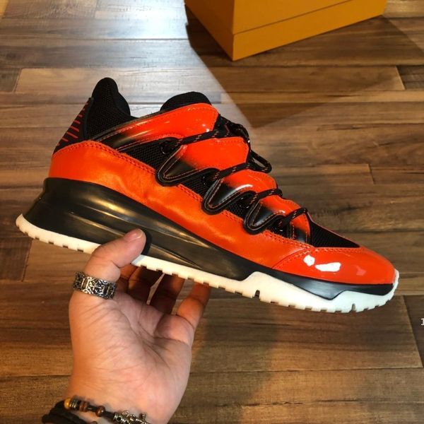 

62 роскошных дизайнерских 630 printshoes лучшие качества серый белый ace вышитые роскошный дизайнер мужские кроссовки из натуральной кожи бр, Black