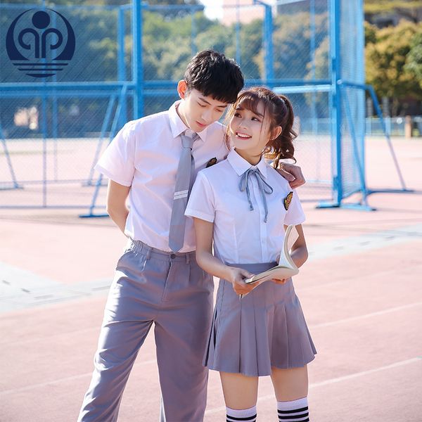 

school uniforms sailor short sleeve fitted girls plus size japanese cosplay anime wear students chorus costumes d-0575, White