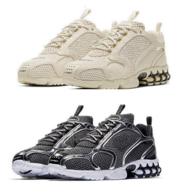 

2020 men women sneakers white casual shoes spiridon cage breathable men designer shoes comfortable lightweight men sport shoes, Black
