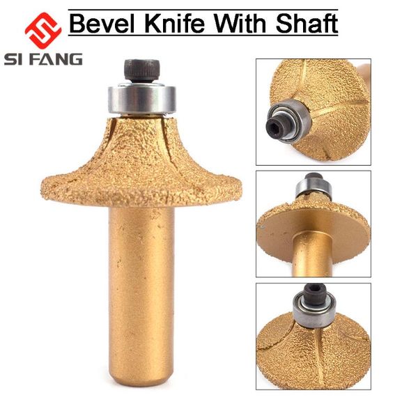 

r15 12mm bullnose vacuum brazed diamond router bits 1/2" shank for glass metal woods stone marble rock