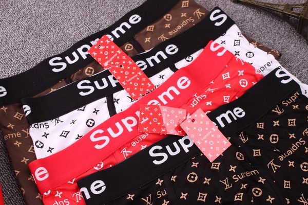 

2020ss trend men luxurys embroidery mens underpants designers boxers underwears male cotton underpants man underwear briefs with box, Black;white