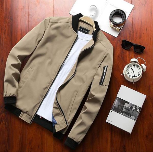 

men jackets hip hop slim stand collar plus size long sleeve man coats casual streetstyle business men outerwears with zipper, Black;brown