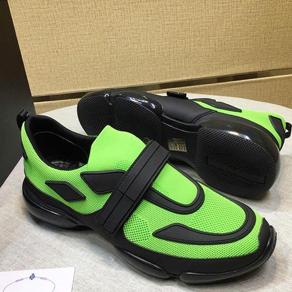 

new arrival cloudbust sneakers men 's shoes zapatillas hombre soft footwears breathable plus size hook &loop sports men s, Black