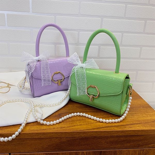 

6toh1 2020 new ck women's hand small square net red stone pattern small square bag fashionable western style shoulder slanting hand bag