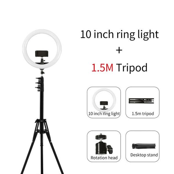 

quality10 inch led pgraphic lighting selife ing light usb selfie ring lamp for telephone with tripod stand use in youtuberv