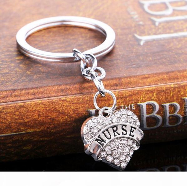 

f good a ++christmas gifts peach heart flash drill family members affectionate inscribed key ring kr002 keychains mix order 20 pieces a, Silver