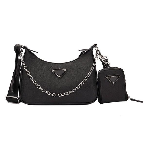 

three-in-one bag hobo underarm bag 2020 new one-shoulder diagonal pu high-quality one-shoulder diagonal bag wallet handbag