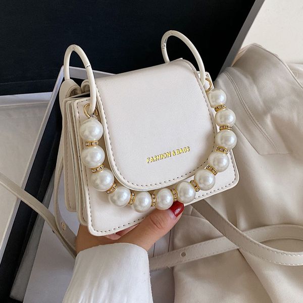 

pearl chain mini crossbody bags for women 2020 summer fashion shoulder handbags female travel fashion cross body bag