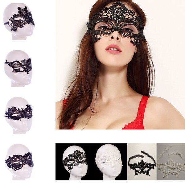 

lace party masks new women ladies girls halloween xmas cosplay costume masquerade dancing valentine half face w-00002