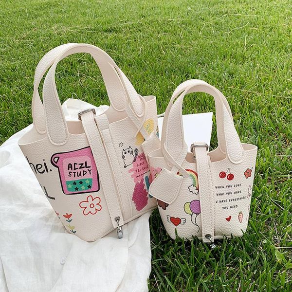 

women's handbags & bags 2020 women shoulder bag fashion messenger bags cartoon pu leather bag for women summer ladies handbag