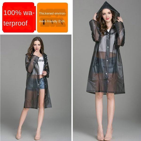 

ssnqj eva thickened black gray brown translucent fashion raincoat poncho personality eva cloak cloak thickened black gray brown translucent, Red;brown