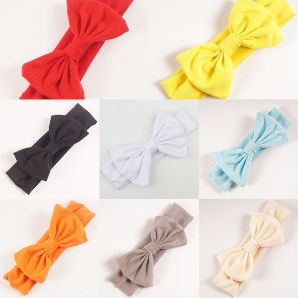 

butterfly sale children's knot cotton big bow children's hair band baby hair band headdress, Slivery;white